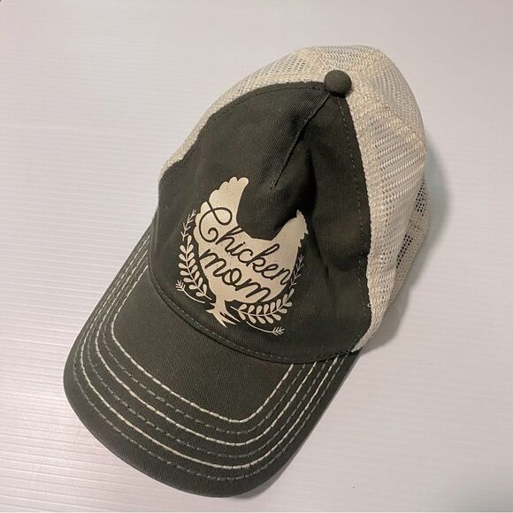 John Deere Accessories - John Deere Chicken Mom baseball cap Hat boho prairie farmhouse snapback